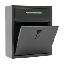 Mailbox, Wall-Mounted Mailbox, Mailbox With Combination Lock