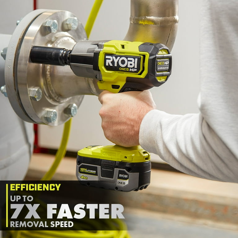 RYOBI 18V ONE HP Brushless Cordless 4 Mode 1 2 High Torque Impact Wrench Kit Walmart