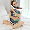 thumbnail image 5 of Disketp Sea Turtle In Coral Satin Pillowcase For Hair And Skin - Satin Pillow Cases Standard Size 20x30 Inches With Zipper,Gifts For Women Men, 5 of 8