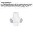 thumbnail image 4 of Unique Bargains 18Pack 4 Way PVC Elbow Fittings, 3/4 Inch PVC Pipe Fitting Connector, 4 of 7