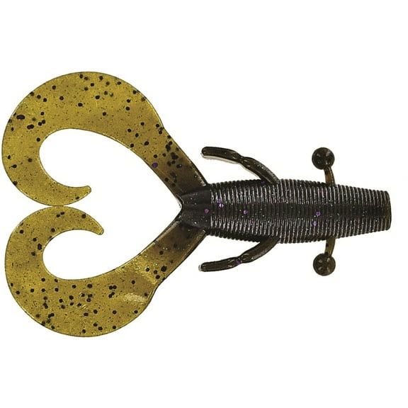 Gary Yamamoto 136-07-358 Cowboy Dark Pumpkin W/Purple Black Em 7Bg Fishing Lure