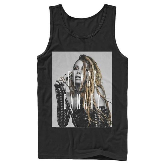 Men's Birds of Prey Canary Portrait  Tank Top Black Large