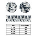 thumbnail image 6 of Xipuska Vintage Navy Blue Botanical Bed Runners for King Size Bed, Decorative Bed Throws for Foot of Bed, Modernism Tropical Leaves Bed Runner Sofa Throw Bedding Scarf Protector Slipcover for Bedroom, 6 of 6