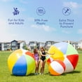 thumbnail image 5 of Top Race Pack of 12 Large Beach Balls Bulk - 24-Inch Inflatable Beach Balls for Kids and Adults - Big Blow Up for Pool, Beach Party Decorations, and Water Games, 5 of 7
