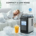 thumbnail image 4 of Havato Ice Makers , Countertop Ice Machine 8 Cubes in 6 Mins, 26 lbs/24Hrs,with External 1.2L Large Water Tank, Self-Cleaning Quiet Compact for Home, RV, Camping, 4 of 8