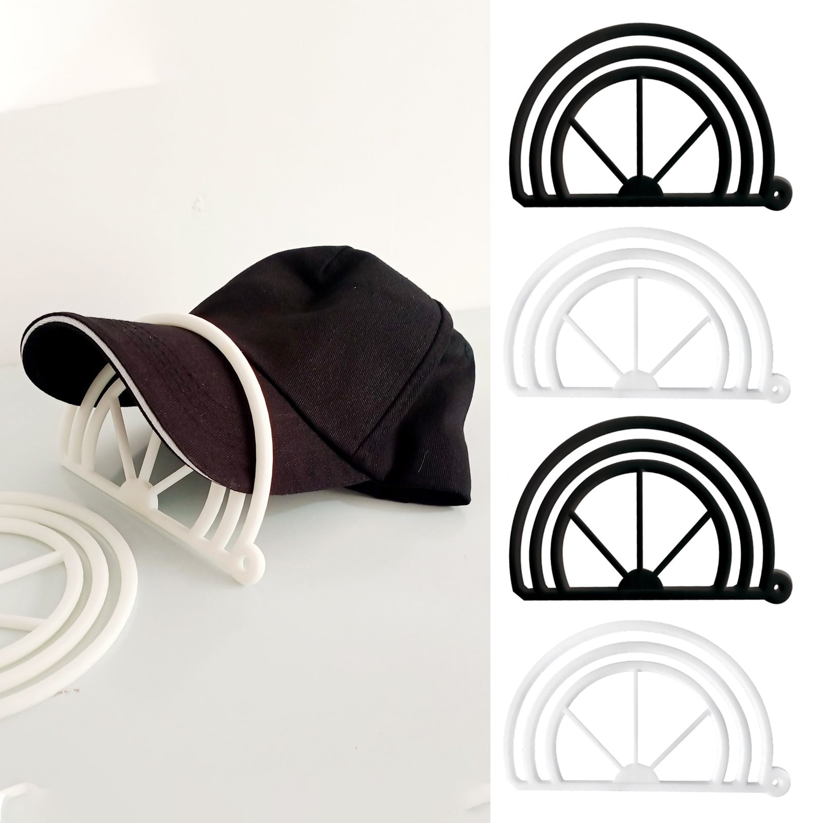 SplashNColor Modern Hat Bill Bender Curve Shaper | Hat Brim Bender | Hat Curving Band | Durable, Elegant and Easy to Use | No Steaming Required