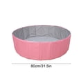 thumbnail image 3 of Portable Foldable Pet Bathing Pool Collapsible Dog Washing Tub Space Saving Grooming Wading Accessory For Outdoor Yard Pink, 3 of 6