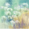 thumbnail image 2 of Andy 20x20 White Modern Wood Framed Museum Art Print Titled - Dreamy Florals, 2 of 4