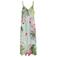 thumbnail image 4 of Flamingo Pattern Fine Art Sleeveless Dress Summer Dress Woman 2025, 4 of 7