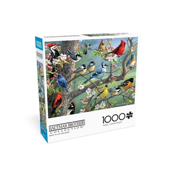 Buffalo Games - Hautman Brothers - Birds in an Orchard - 1000 Piece Jigsaw Puzzle