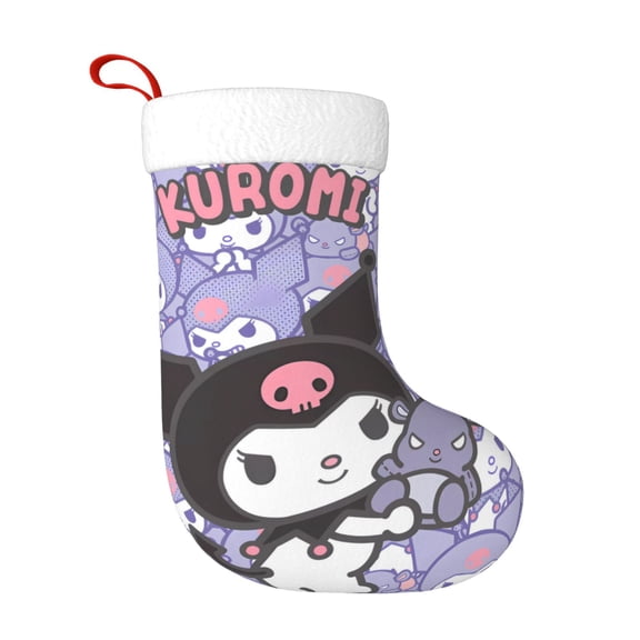 Saiise Sanrio Ar Print 17.7 Inches Christmas Stockings,Large Stockings for for Christmas Xmas Tree Holiday Fireplace Family Decor Gifts