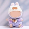 thumbnail image 5 of Clothing Accessories, Peripheral Plush Doll Cute Outfits With Striped Button Sweater, Rolled Brim Bear Hat And Camera - Designed For Plush Doll Dress - Up, ,, 5 of 8