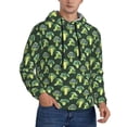 thumbnail image 2 of Sikiie Broccoli 3 Men's Hoodie, Essentials Hoodie, Sweatshirt, Pullover Hooded Sweatshirt for Men-Large, 2 of 7