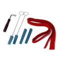thumbnail image 1 of OULII 6Pcs Piano Part Tuning Lever Tools Kit with Temperament Strip and Wooden Handle for Piano, 1 of 8