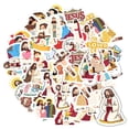 thumbnail image 6 of 35pcs Christianity Stationery Stickers Jesus Faith Stickers Religious Kids Stickers for Laptops Notebooks Suitcases, 6 of 9