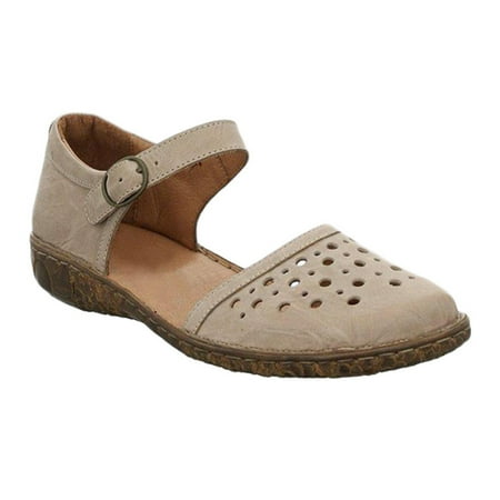 

Women Round Toe Hollow-out Sandals Hook Loop Mary Jane Flat Sandals for Summer 39