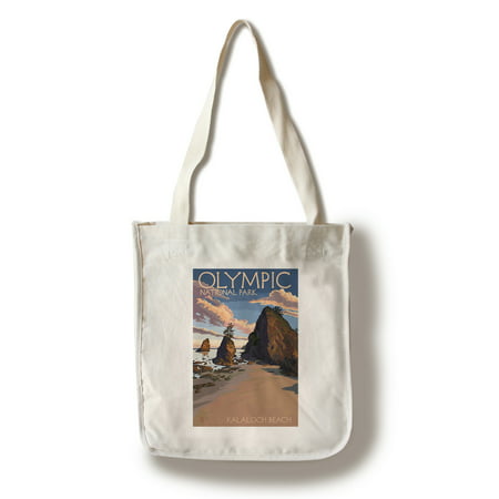 Olympic National Park, Washington - Kalaloch Beach - Lantern Press Artwork (100% Cotton Tote Bag - Reusable)