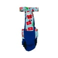 thumbnail image 3 of Barkertime Santa Claus with Snowman on Blue Dog Diaper Overall, 3 of 6