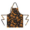 thumbnail image 2 of Halloween Spider Bat Apron-Garden Aprons for Women with Pockets-Cotton Linen Waterproof Kitchen Cooking Gardening Aprons Adjustable for Kitchen,Cooking,BBQ and Salon 32"x27", 2 of 7