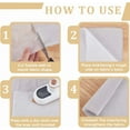 thumbnail image 5 of Fusible Iron on No Show Mesh Machine Embroidery Stabilizer Backing 12in x 10Yd Lightweight Fusible Cut Away Stabilizer White Nylon Interlining Embroidery, 5 of 6