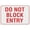 Warning Sign 2, variant on Do Not Block Driveway 24 Hour Access Required Sign 8"x12" - Aluminum Tin Warning for Home Outdoor Garden, High-Visibility Traffic Decor