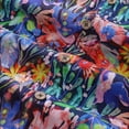 thumbnail image 5 of YIUME 1930s Hawaiian Shirt For Men Floral Canvas Cotton Button-down Short Sleeve Camp Shirt, 5 of 8