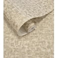 thumbnail image 6 of Cream Brushed Block Print Non Woven Non-Pasted Textured Wallpaper 57 Sq. Ft., 6 of 8