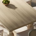 thumbnail image 4 of Maven Lane Leon Traditional Wooden Dining Table in Antiqued White Finish, 4 of 7