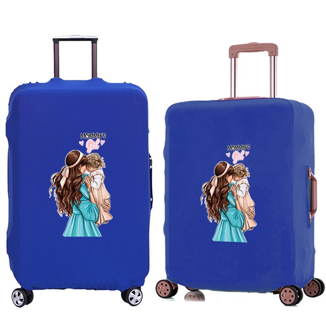 Suitcase Protective Cover Trolley Travel Suitcase Elastic Dustroof Cover Apply To 18-28 Inch Luggage Mom Series Pattern 8Mom014 L