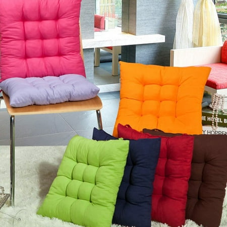 Large Sofa Cushions For Sale On Clearance 15x15inch Non-Slip Multi-Colors Chair Seat Cushion Pads Square Cotton Sit Tatami Mats Indoor Outdoor Sofa Floor Home Kitchen Office Decor ()