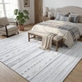 thumbnail image 4 of VUNATE 9'x12' Area Rugs for Living Room Washable Rugs Boho Moroccan Area Rug Soft Neutral Geometric Bohemian Carpet Distressed Indoor Rug for Bedroom Dining Room Office Foldable Nonslip Rug Blue, 4 of 8