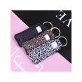 thumbnail image 4 of 3Pcs Leopard Lip Balm Holder Keychain Clip On Lipstick Sleeve & Lipstick Sleeve Holder For Tight-Knit Elastic Lipstick Holder, 4 of 5