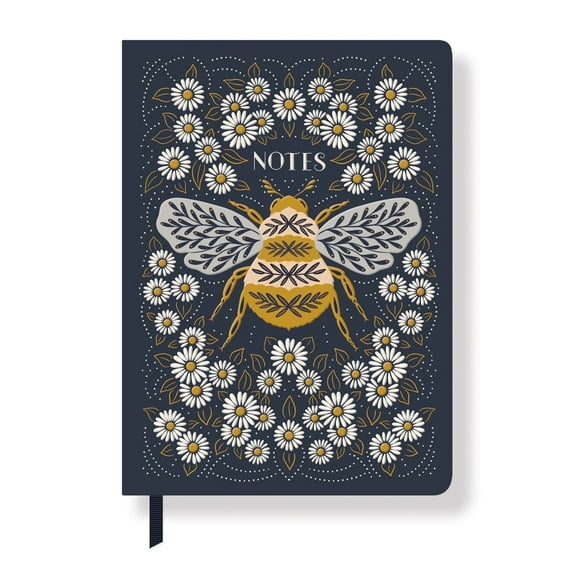 Fringe Studio Bumble Bee Classic Paperback Journal, 6" x 8.25", 208 Pages, 1 Count, 1 Pack