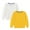 Yellow, variant on Odeerbi Toddler Boys Girls 2 PCS Cotton Crewneck Sweatshirts Fall Winter Pullover Sweatshirt Toddler Kids Cute Solid Color Long Sleeve Top Sweatshirts Toddler Clothes Yellow