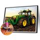thumbnail image 1 of Cuadros Decorativos 5D bricolaje taladro redondo completo diamante pintura Go-kart Kit decoración del hogar arte artesanía Tmvgtek embutido en tela, 1 of 8