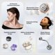 thumbnail image 5 of Auriculares Bluetooth con Traducción en Tiempo Real y Traductor de IA, 144 Idiomas, Diseño de Clip Abierto para Viajes, Negocios y Más B, 5 of 5