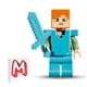 thumbnail image 1 of LEGO Minecraft MiniFigure - Alex (with Azure Body Armor and Sword) 21154, 1 of 5