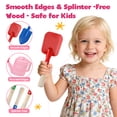 thumbnail image 6 of CUTE STONE Kids Gardening Tool Set, 13-Piece Pink Wheelbarrow Kit with Watering Can, Shovels, Rake, Gloves, Planters for Outdoor/Indoor Pretend Play, Toddlers Girls & Boys Age 3+, 6 of 10