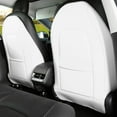 thumbnail image 4 of Car 2 Count Seat Back Protector Kick for Model Y White, 4 of 8