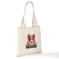 thumbnail image 6 of CafePress - Mothers Day Pink Tulips Tote Bag - Unisex Canvas Tote Bag, Beige, 1-Piece, 6 of 6