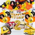 thumbnail image 3 of Yansion Teen Birthday Party Decorations Balloons with Banner, Latex Multicolor Construction, 0.66 lb, 3 of 7