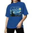 thumbnail image 2 of Starry Night by Vincent Van Gogh Women's T-shirt, 2 of 3
