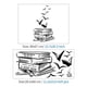 thumbnail image 4 of Injueey Pegatina de pared libros minimalistas calcomanías gaviota telón de fondo Mural avión arte póster autoensamblaje escuela hogar papel Decoración del hogar, 4 of 6