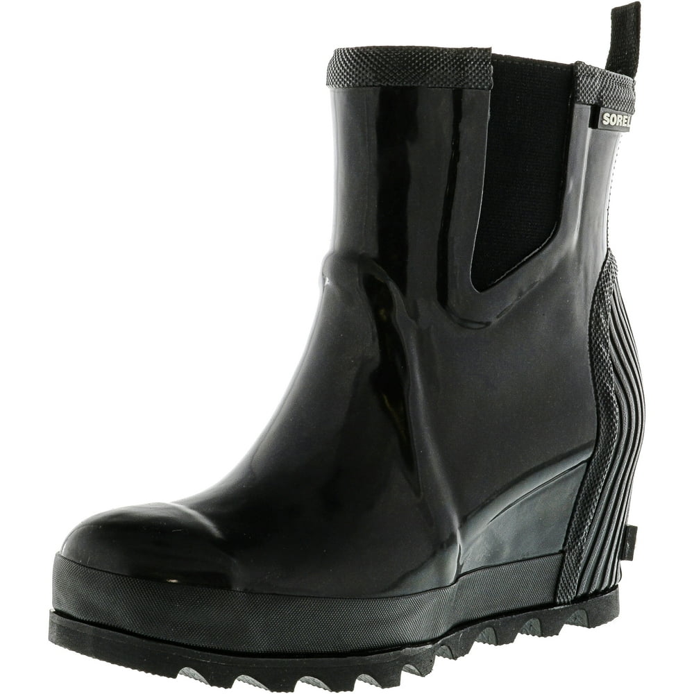 sorel joan rain wedge gloss