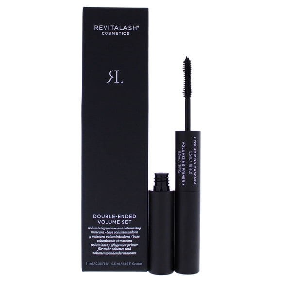 RevitaLash 0.36 oz Prebase de pestañas, 0.18 oz Máscara de pestañas Conjunto de volumen de doble extremo 2 Pc RevitaLash RevitaLash 0.36 oz Eyelash Primer, 0.18 oz Mascara 2 Pc
