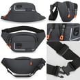 thumbnail image 4 of Fanny Packs for Women & Men Waist Pack Hip Bum Bag with Multi-Pockets Large Capacity Waterproof Casual Bum Bag for Traveling Casual Cycling Running Hiking, 4 of 7