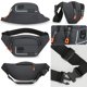 thumbnail image 4 of Bolsa bandolera de pecho de gran capacidad, mochila deportiva portátil para exteriores de cintura, bolso de bandolera informal versátil de varias capas, 4 of 7