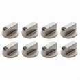 thumbnail image 1 of Stove Knob, 6mm Zinc Alloy Control Knob Oven Switch Universal Gas Stove Silver, 1 of 5