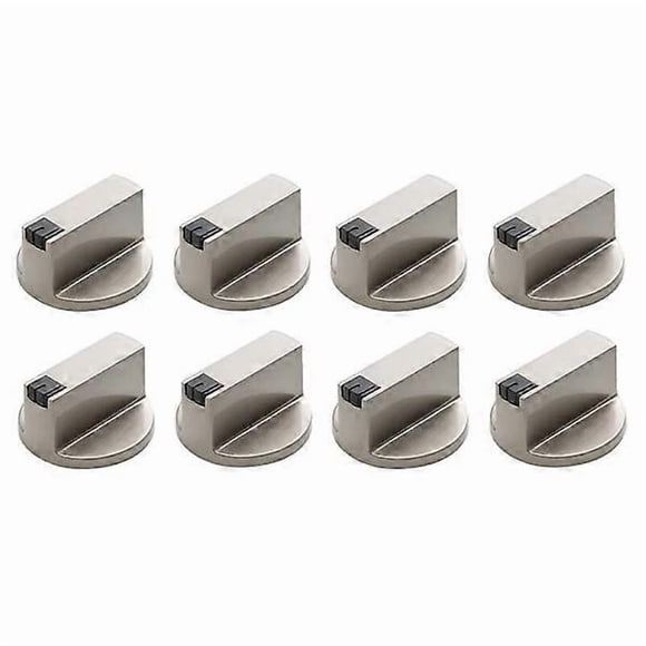 Stove Knob, 6mm Zinc Alloy Control Knob Oven Switch Universal Gas Stove Silver