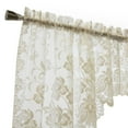 thumbnail image 4 of Loft Living Louis Sheer Rod Pocket Swag Valance 72 x 32 in Ivory, 4 of 6